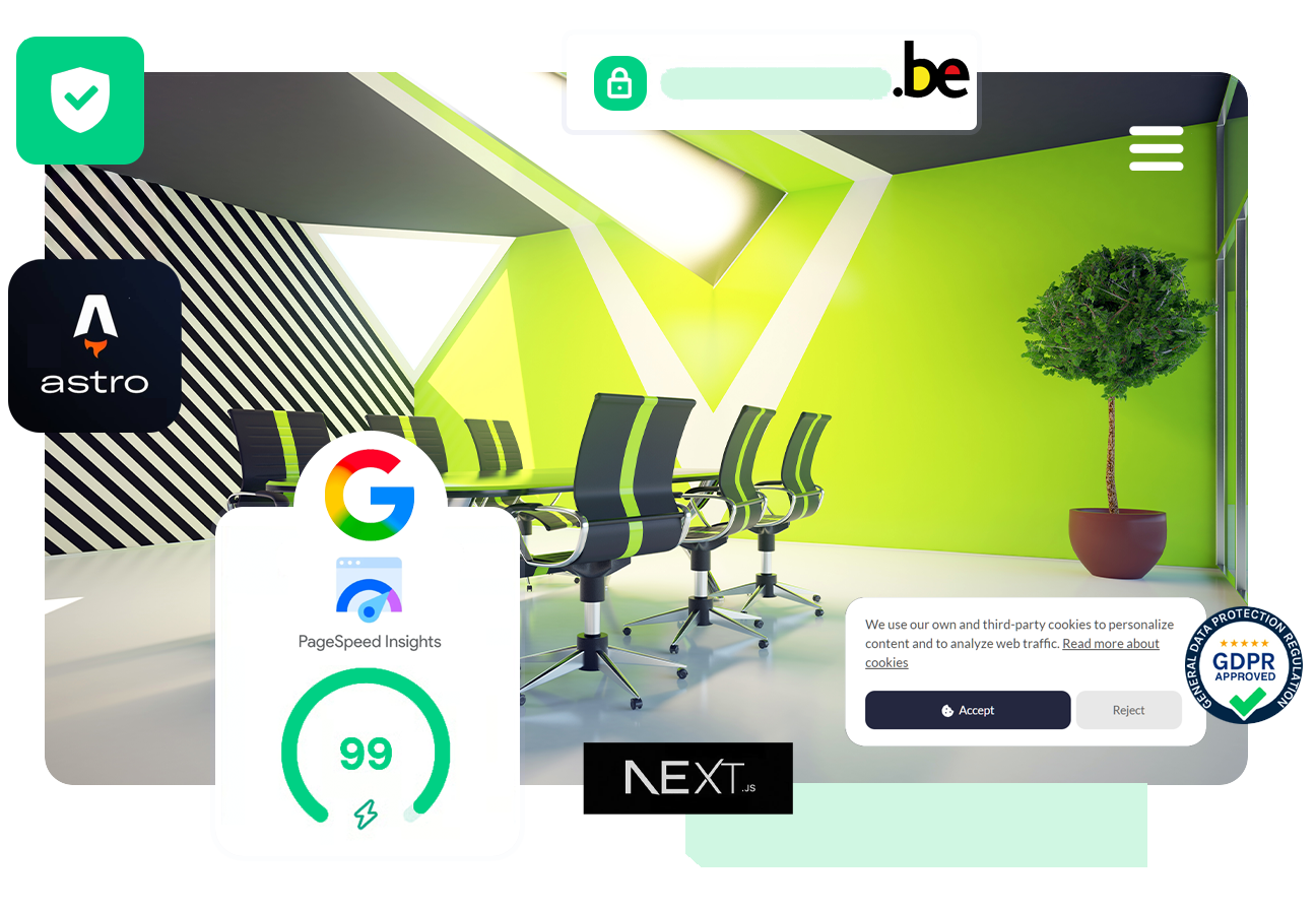 Création site web Belgique