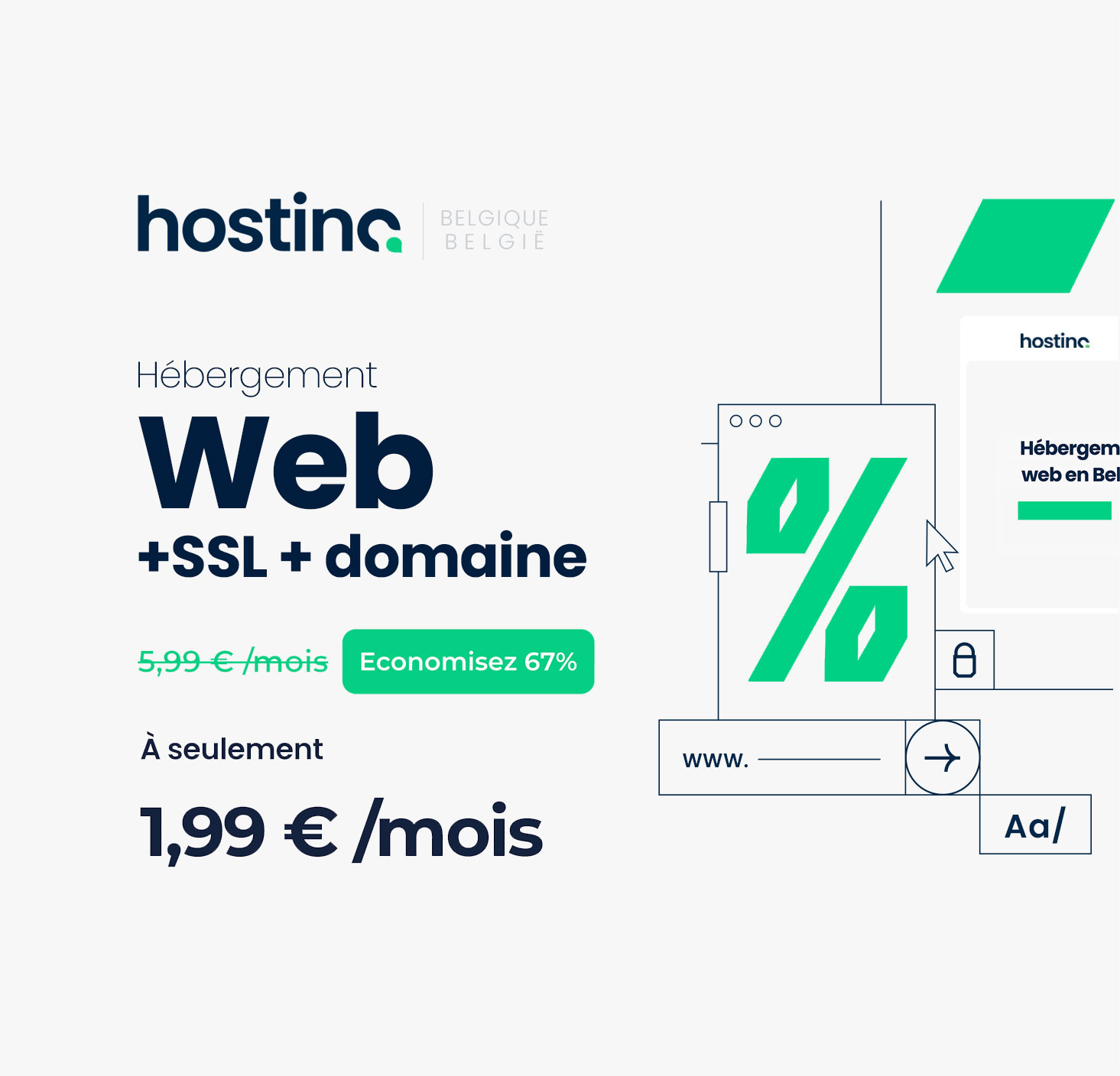 Hébergement web pas cher en Belgique
